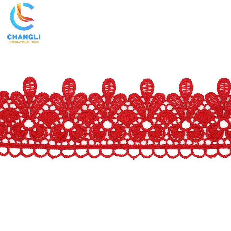 Little red flower lace