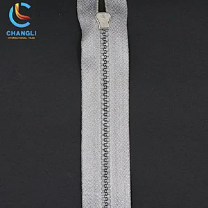 Water drop lock resin zipper
