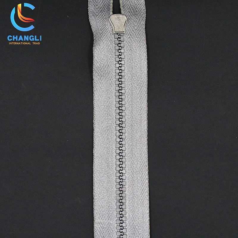 Water drop lock resin zipper