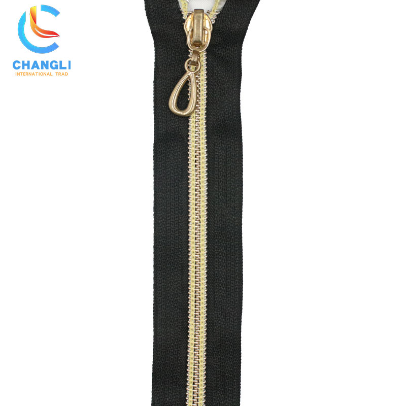 Hollow water drop head nylon zipper
