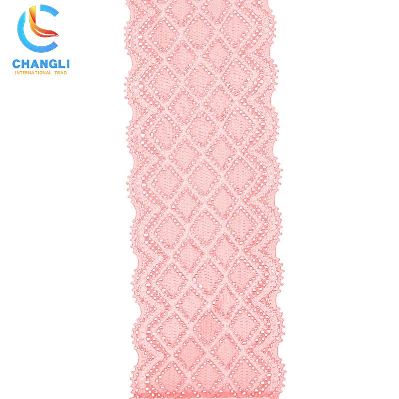 5.5cm Elastic Lace Customized Color Manufactoring