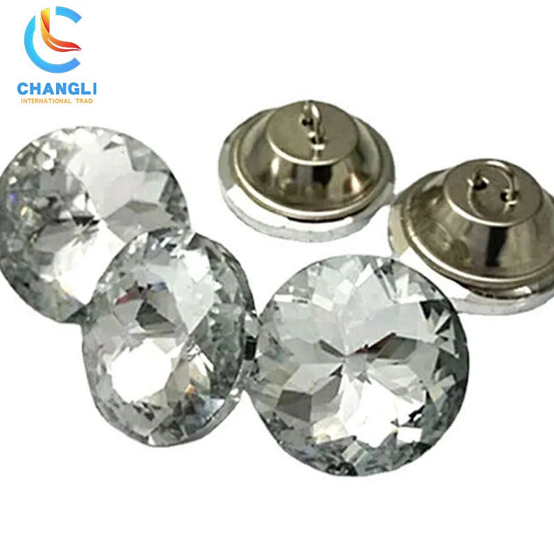 Acrylic material satellite shape button