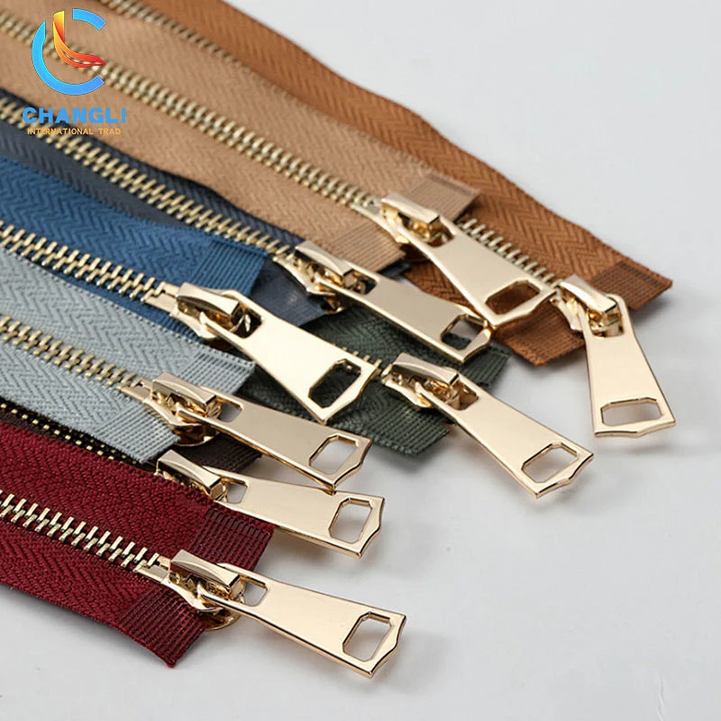 Metal Zipper Double Head Open End Y Teeth Cooper