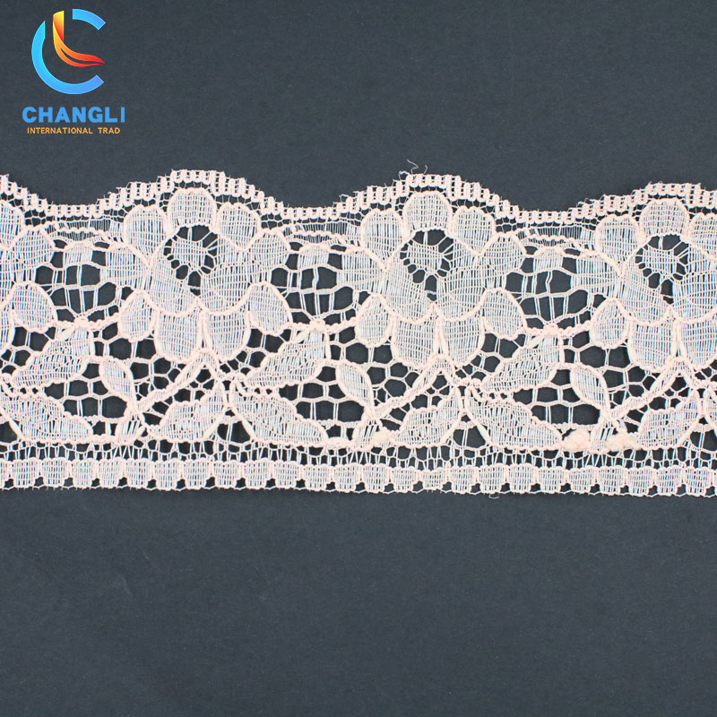 Rose flower-shaped transparent lace