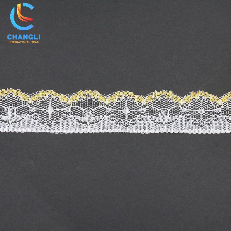 Pullable mixed color transparent lace