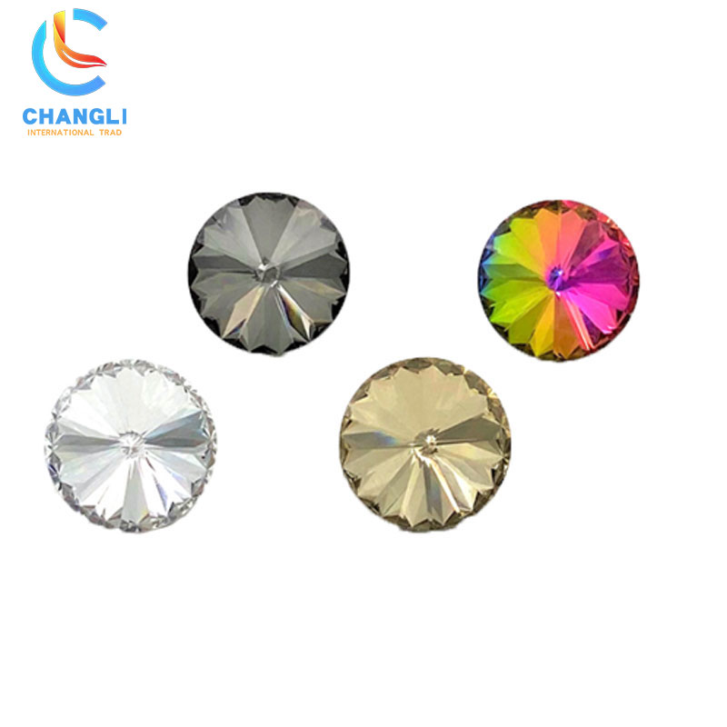 Acrylic material satellite shape button