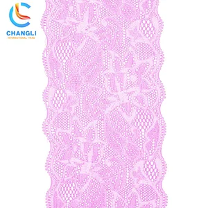 8cm Elastic Customized Color Lace Doube Side