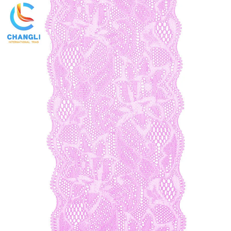 8cm Elastic Customized Color Lace Doube Side