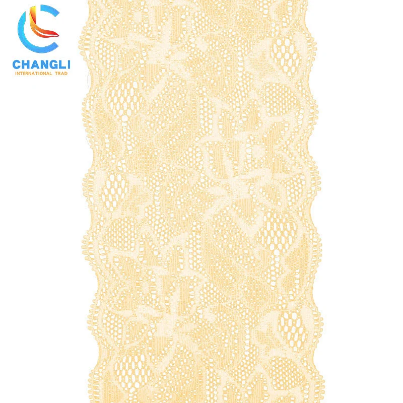 8cm Elastic Customized Color Lace Doube Side