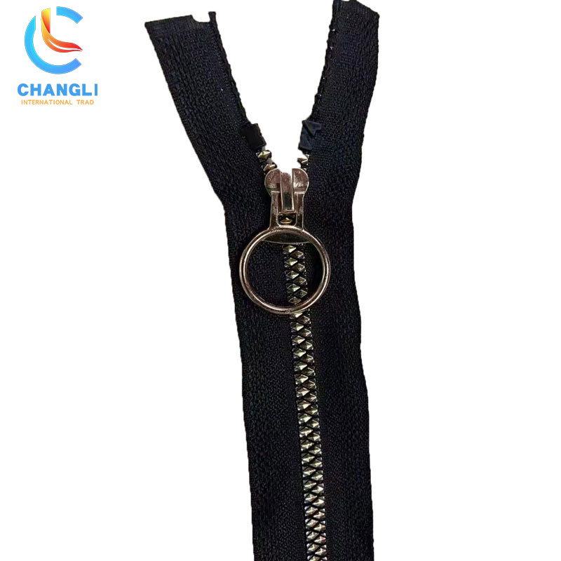 Metal Teeth Zipper 4# 5# 6# Customized Size Color