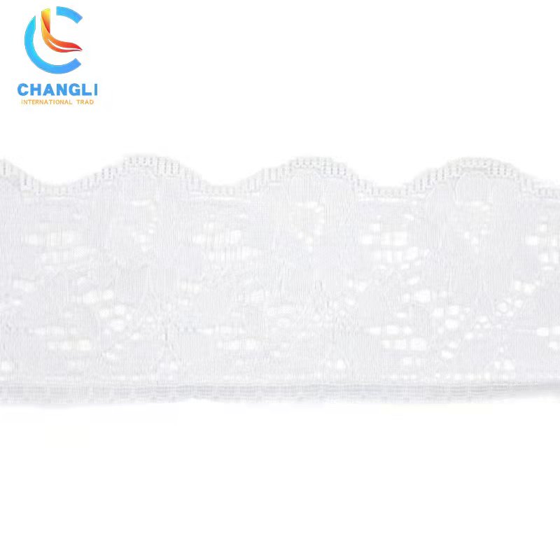 Pure white transparent lace