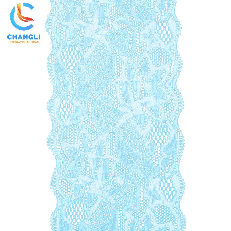 8cm Elastic Customized Color Lace Doube Side