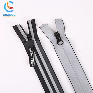 Reflective Waterproof Zipper Nylon Open End Garment High Quality
