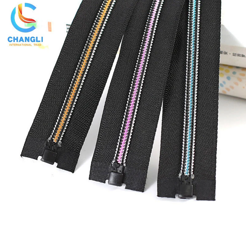 Factory Wholesale Nylon zipper Customized Color Teeth Open End High Quality