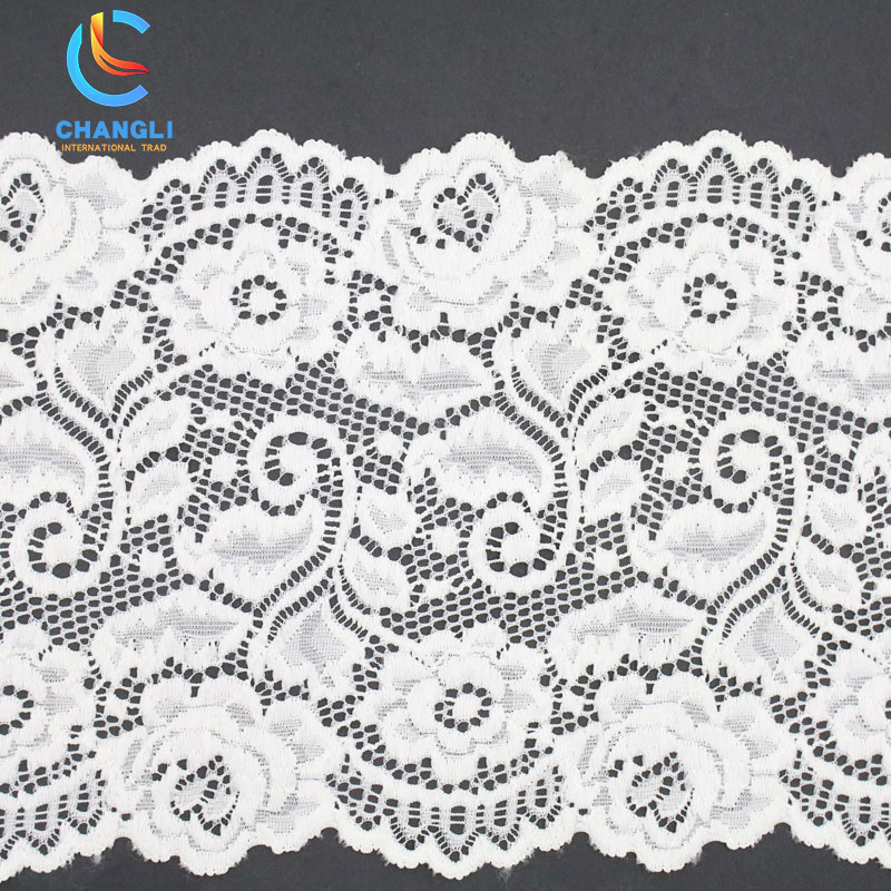 Multi-flower transparent lace