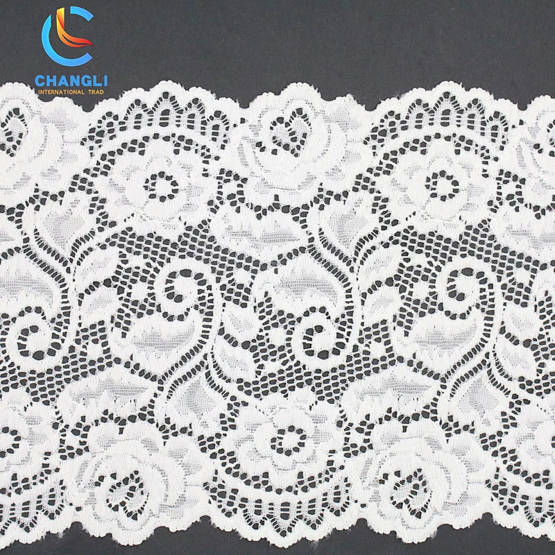 Multi-flower transparent lace