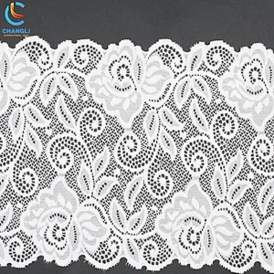 White violet flower transparent lace