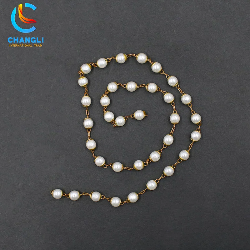 Ordinary round pearl necklace