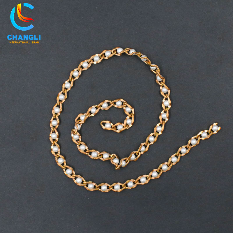 Wheat pearl necklace
