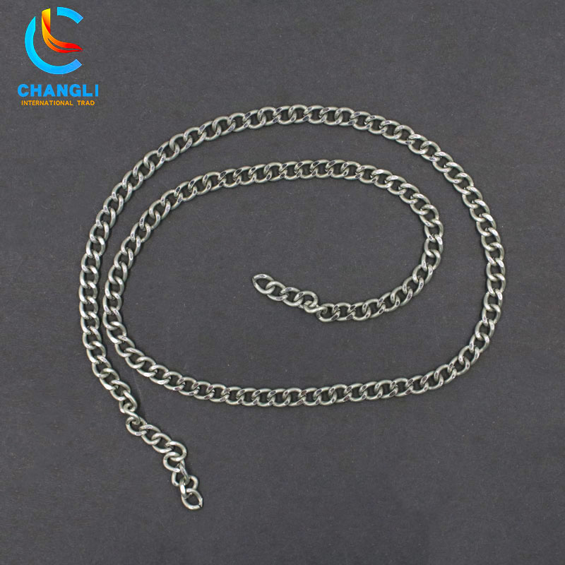 Iron chain necklace