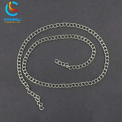 Iron chain necklace