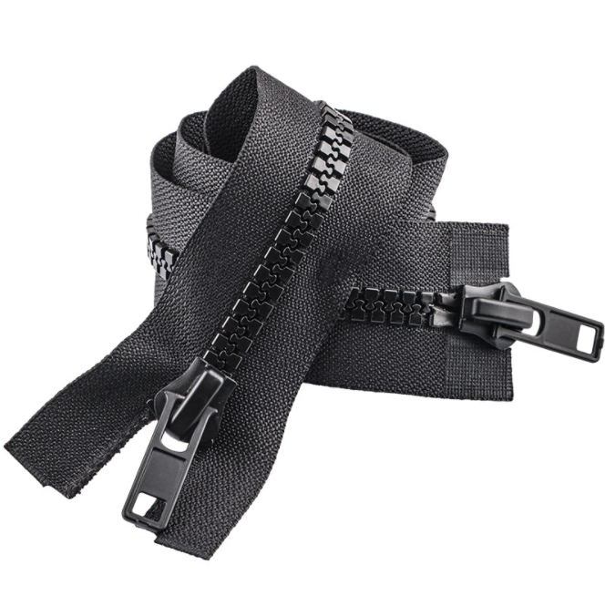 Resin zipper
