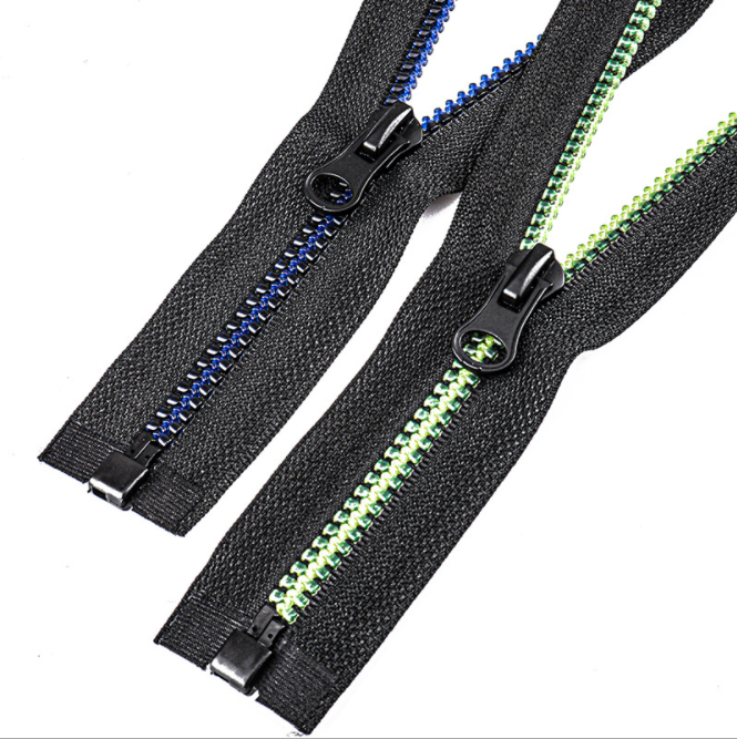 Resin zipper
