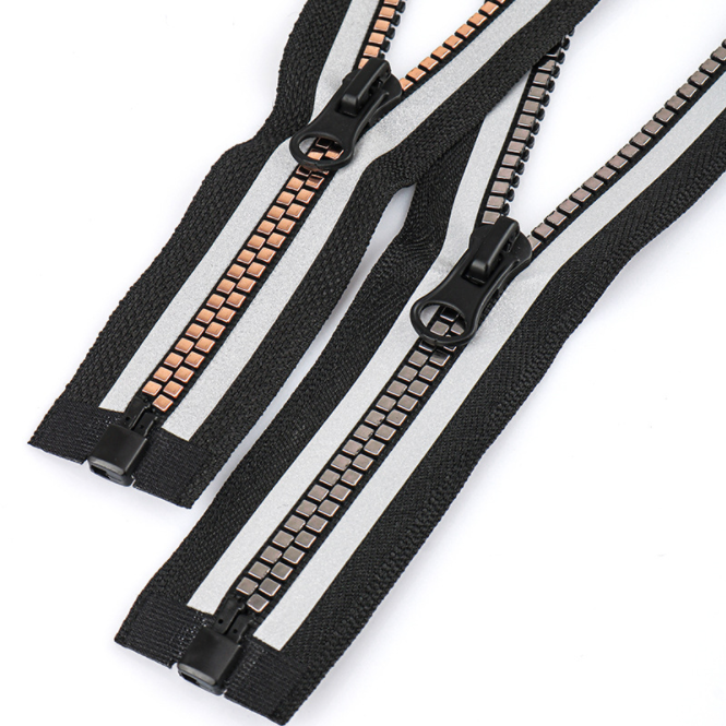 Resin zipper