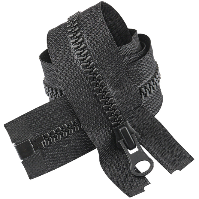 Resin zipper