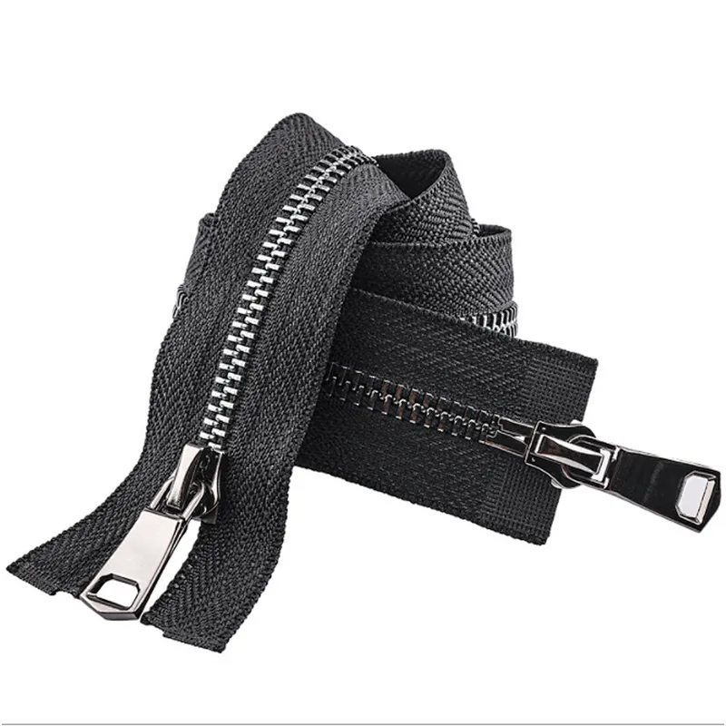 Metal zipper
