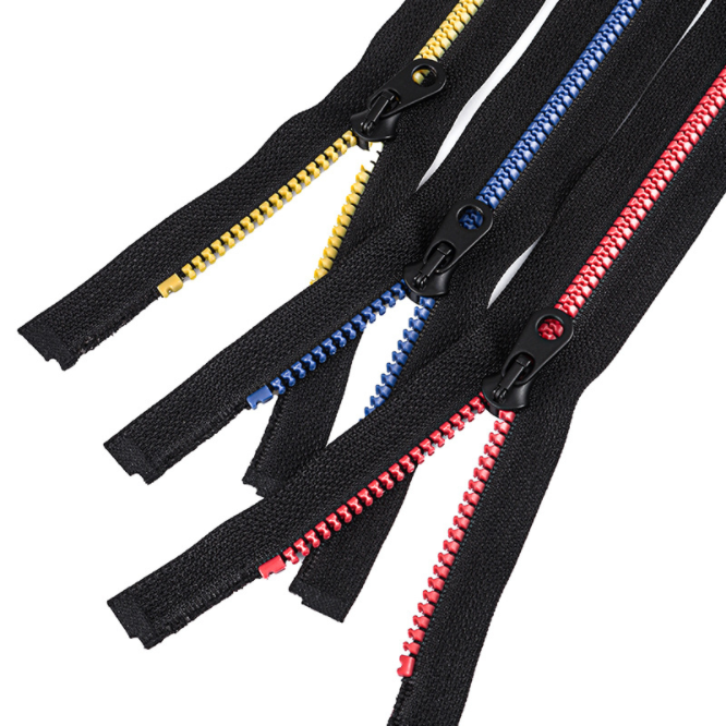Resin zipper