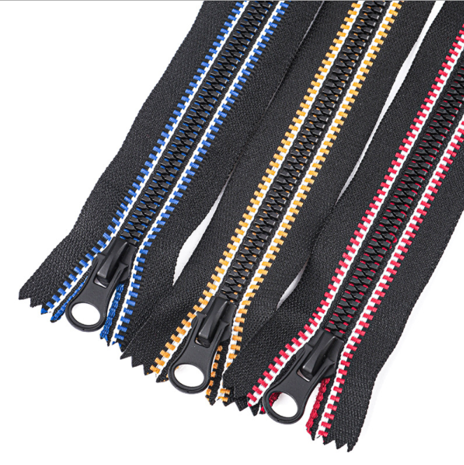 Resin zipper