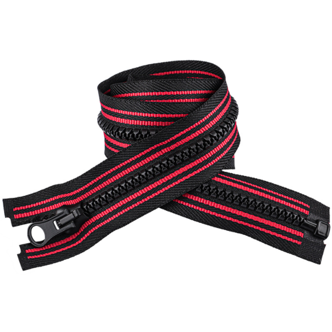 Resin zipper