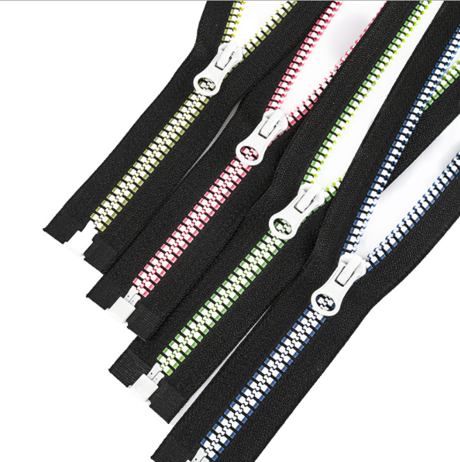 Resin zipper
