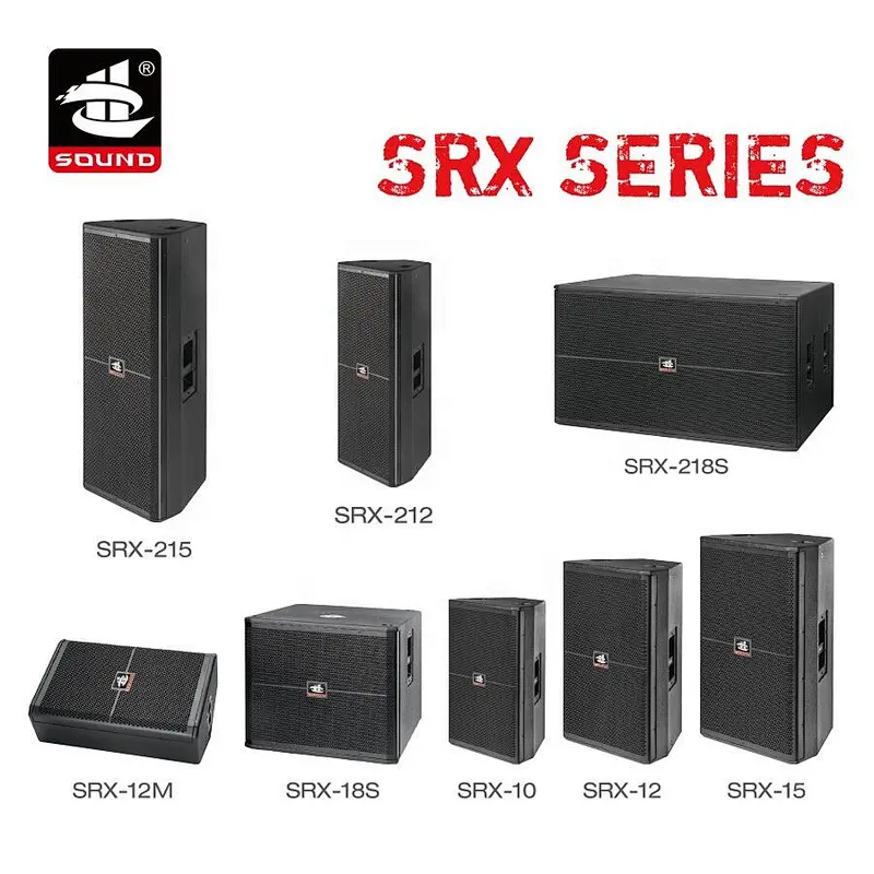 SRX Series Wooden cabinet speaker