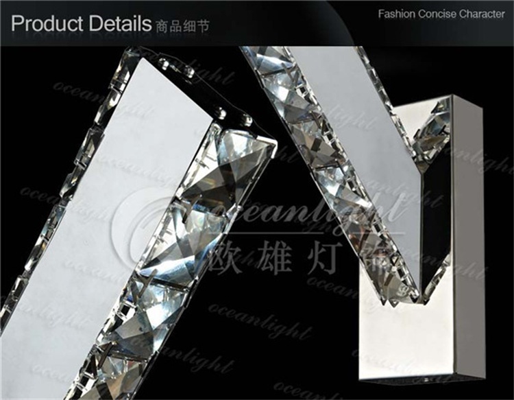 crystal wall lamp modern
