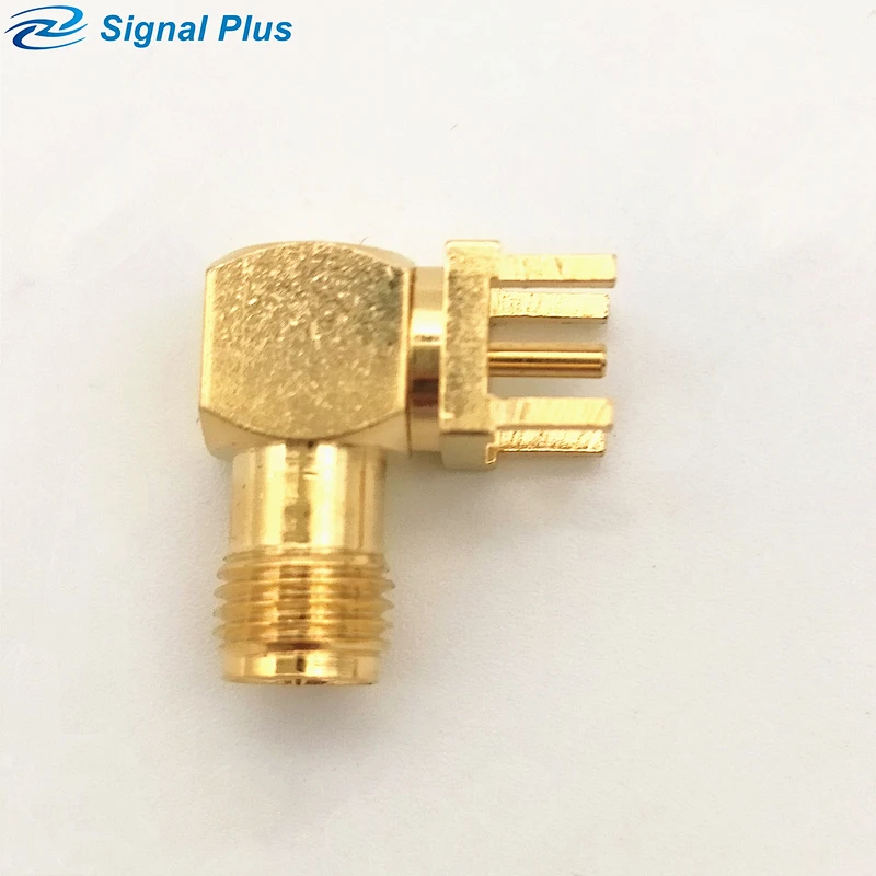 Conector à prova d'água SMA para placa de RF, conecte o cabo de jumper coaxial RG174 / RG316 / RG58 ou cabo