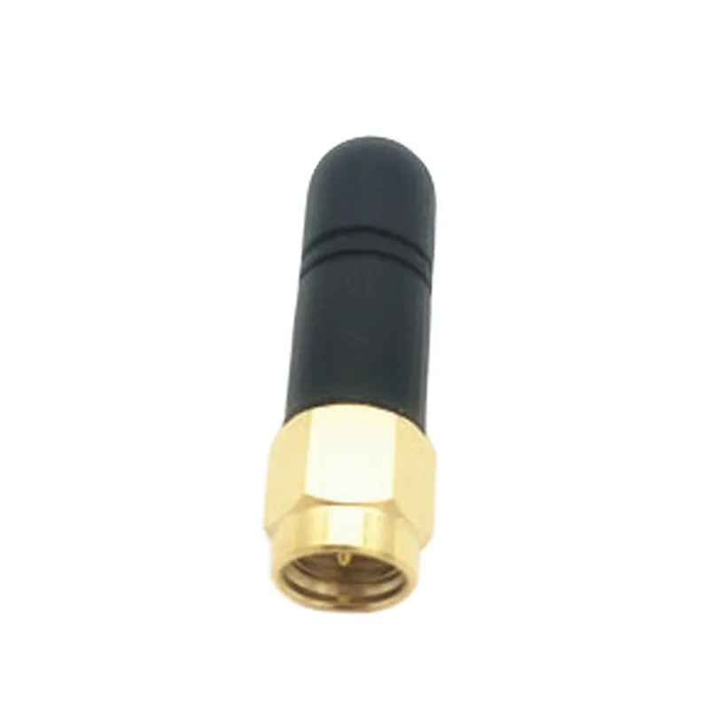 Antena externa wlan wlan de mini borracha de 2 cm 2dBi WIFI 2,4-2,5 GHz