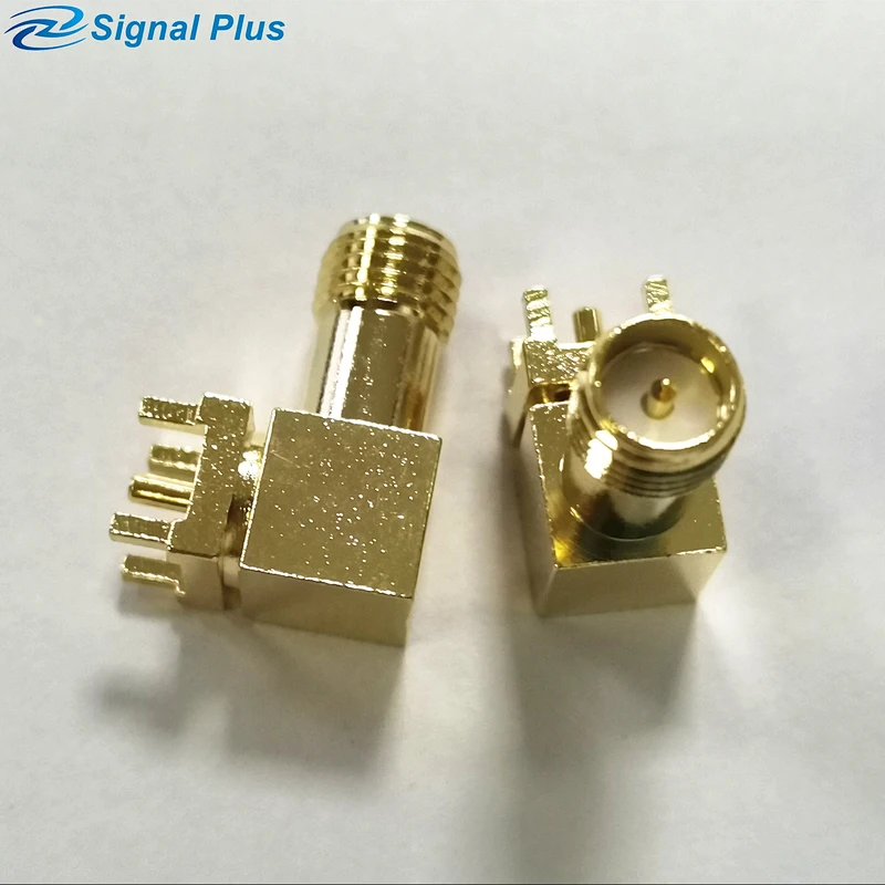 Conector à prova d'água SMA para placa de RF, conecte o cabo de jumper coaxial RG174 / RG316 / RG58 ou cabo