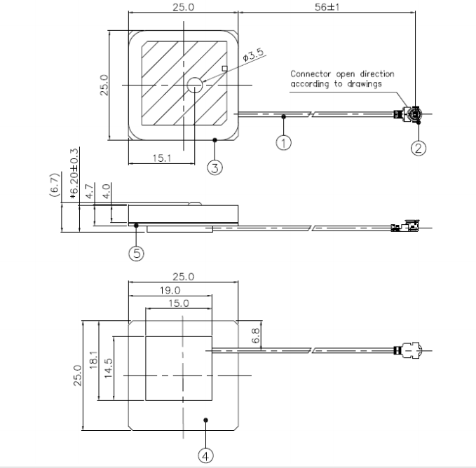 gps external active antenna wholesale