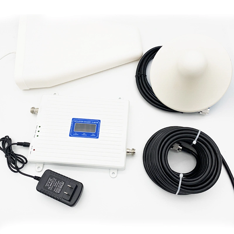 Precio de fábrica 65dBm amplificador 900/1800/2100 MHz de señal móvil amplificador de teléfono celular