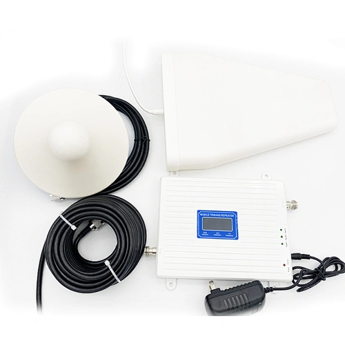 Precio de fábrica 65dBm amplificador 900/1800/2100 MHz de señal móvil amplificador de teléfono celular