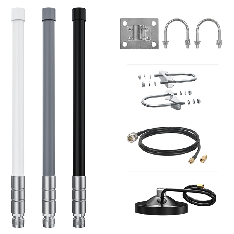 LoRa Fiberglass antenna 868 MHz 915 MHz 2dBi 4 dBi 6 dBi 8dBi 10 dBi gain cutomization Helium miner