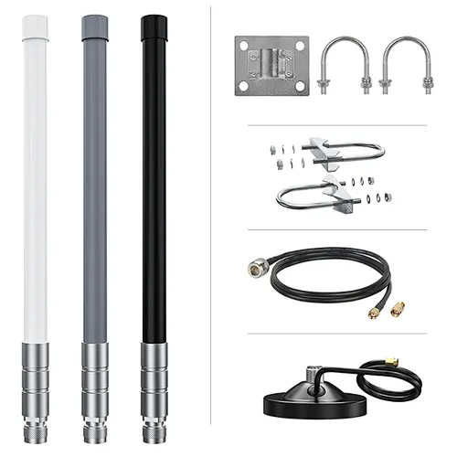 LoRa Fiberglass antenna 868 MHz 915 MHz 2dBi 4 dBi 6 dBi 8dBi 10 dBi gain cutomization Helium miner