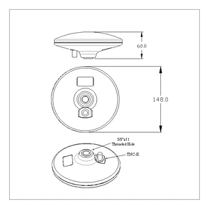 GPS external antenna buy Waterproof high Gain Measurement GNSS gps RTK Receiver communication antenna