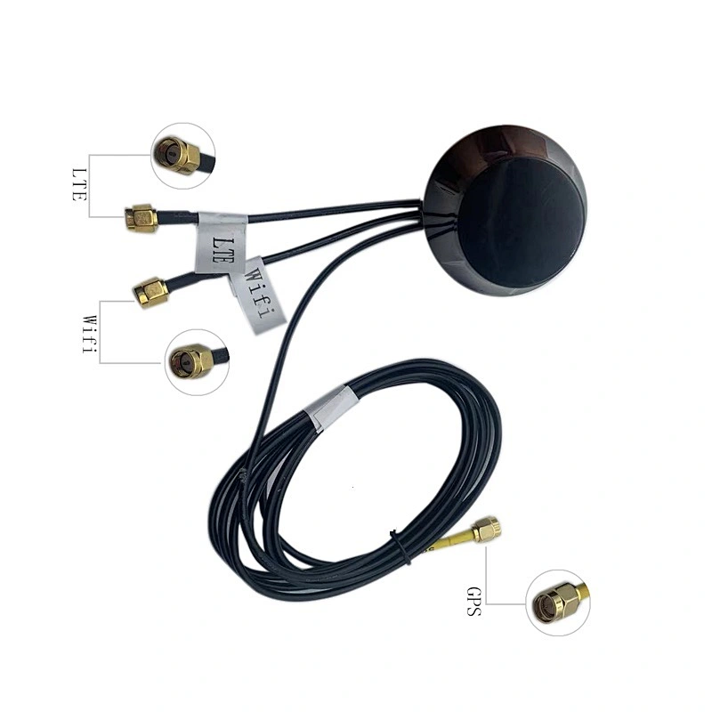 Antena activa GPS de 1545,72 mhz 698-960/1710-2700/2400-2500 mhz antena WIFI LTE 30dbi antena combinada de comunicación para interiores y exteriores
