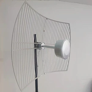 Antena Parabólica de Novo Estilo Alimentador Plano 2*24dBi Grade V8 Antena Parabólica 4G 5G Antena 698-960/1710-2700/3300-3800MHz