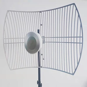 Antena Parabólica de Novo Estilo Alimentador Plano 2*24dBi Grade V8 Antena Parabólica 4G 5G Antena 698-960/1710-2700/3300-3800MHz