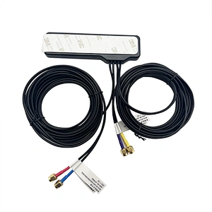 High Quality 4 In 1 Active GPS/GNSS+WIFI+4G LTE Combo Puck Antenna with Adhesive Backing MIMO Antenna