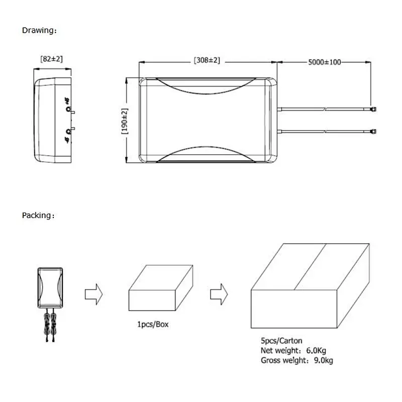Omni Directional Dual Dand Long Range External Mimo Outdoor Router Lte 5ghz 2g Gsm Wifi Panel 5g 4g Antenna